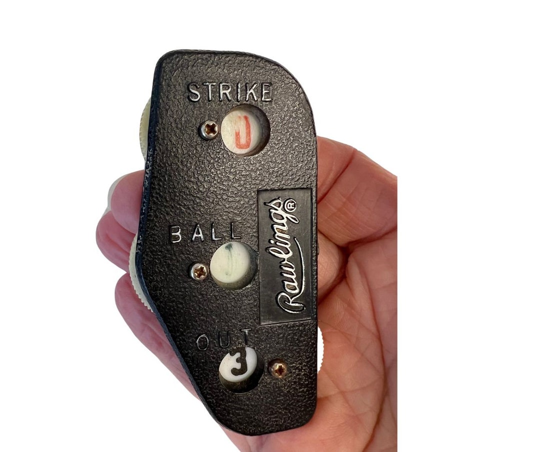 Vintage Rawlings Baseball Umpire Clicker Counter Balls Strike Outs Etsy