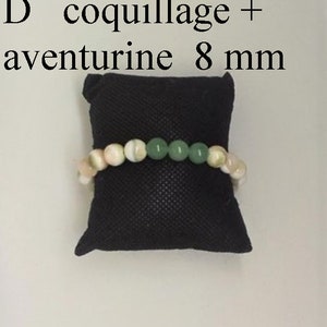 bracelet femme, avec perles en nacre, coquillage image 6