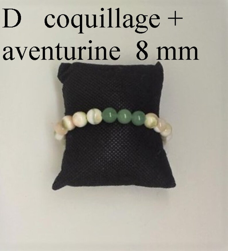 bracelet femme, avec perles en nacre, coquillage image 6