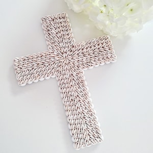 Seashell cross, Hanging Cross - 3 Sizes available