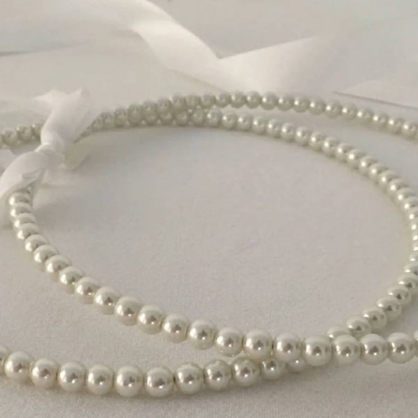 Stefana Crown - Orthodox Wedding Crown (Pearl Design)