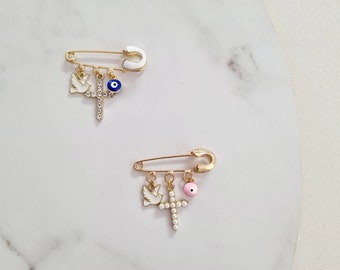 Personalised Baby Pin, Baptism Pin, Witness Pin