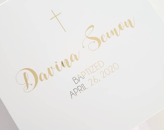 Baptism Personalised Box (Large Size)