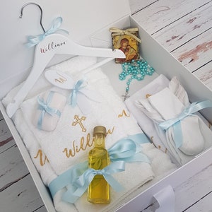 Orthodox Personalised Baptism Package (Standard Box) - (Choose your colours)