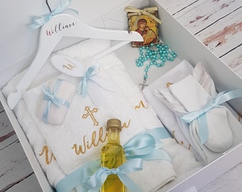 Orthodox Personalised Baptism Package (Standard Box) - (Choose your colours)