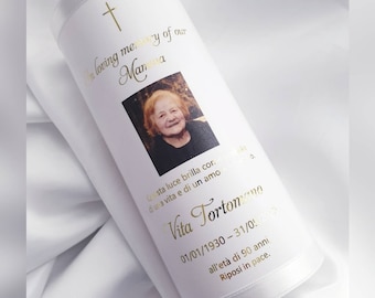 Memorial Candle, Personalised Candle