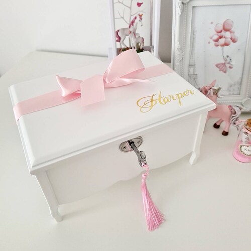 Personalised WOODEN Ballerina Musical Jewelry Box Ballerina Etsy