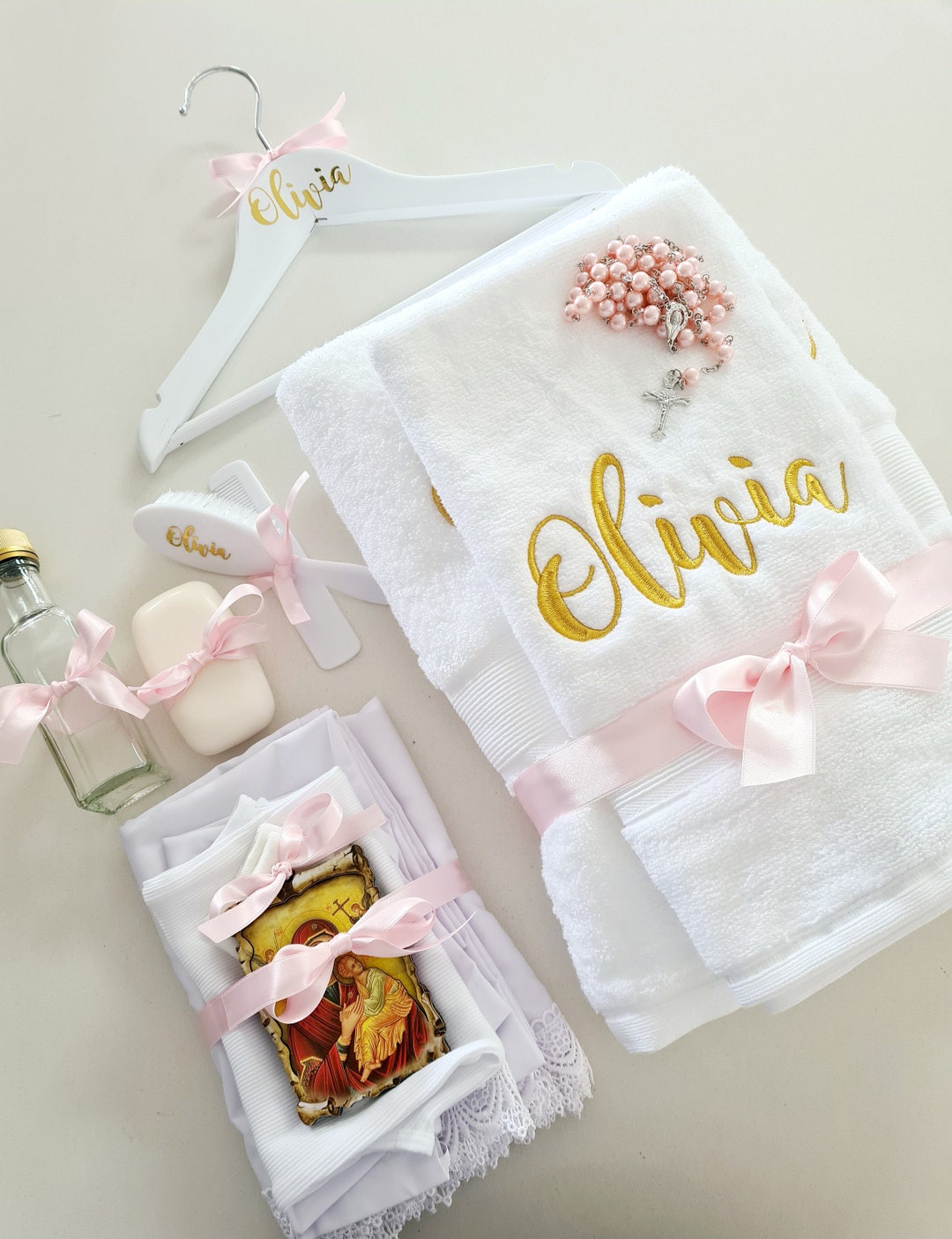 Contents Only - Orthodox Personalised Standard Christening Package ...