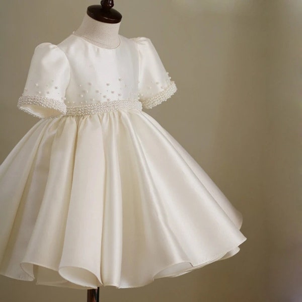 Baptism/Christing Girls Dress, 1st Birthday Girls Dress