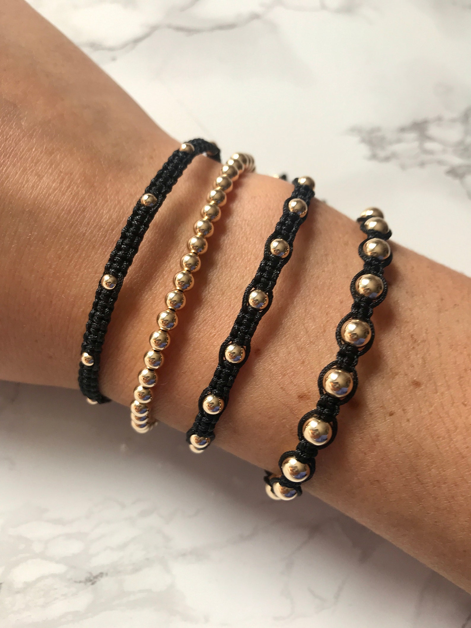 String bracelets with beads Clearance