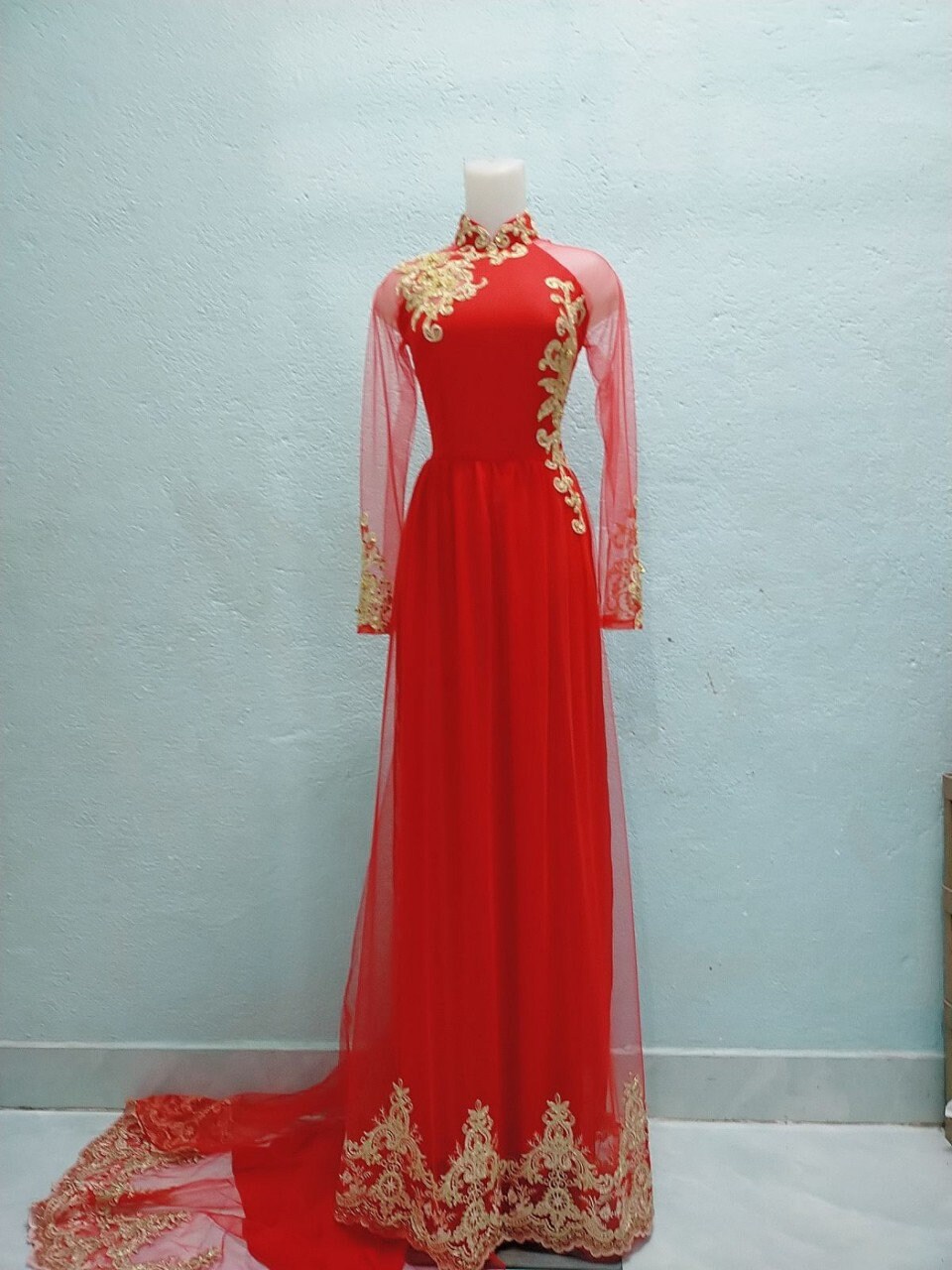 A traditional Vietnamese dress is the ao dai, primarily worn by