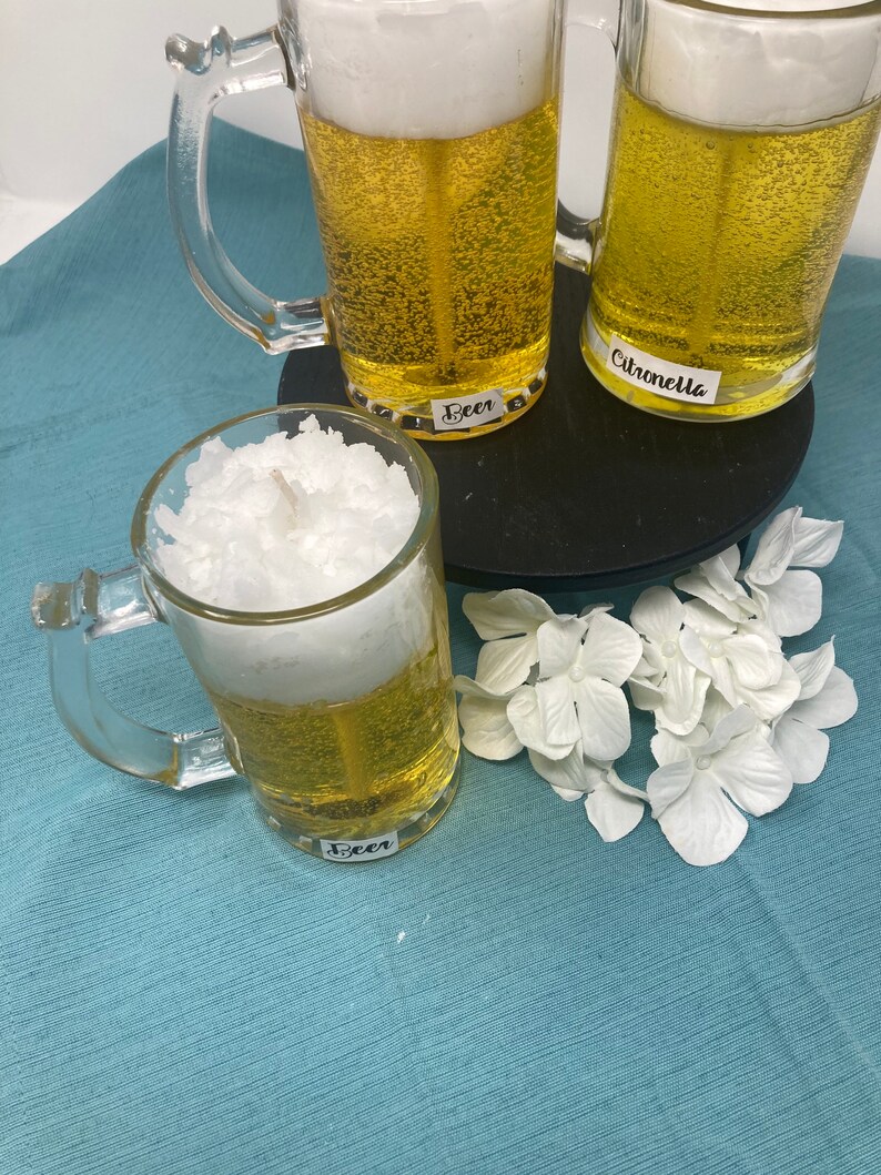 Beer Mug Candle Etsy