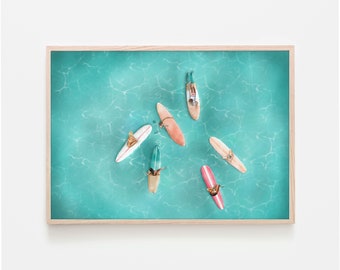 Printable Surf Art | Aesthetic Ocean Print | Summer Print