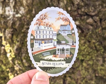 Pegatina de Gilmore Girls // Stars Hollow • Luke's Diner • calcomanía • pegatina para portátil • pegatina para botella de agua • pegatina para cuaderno • pegatina para Kindle