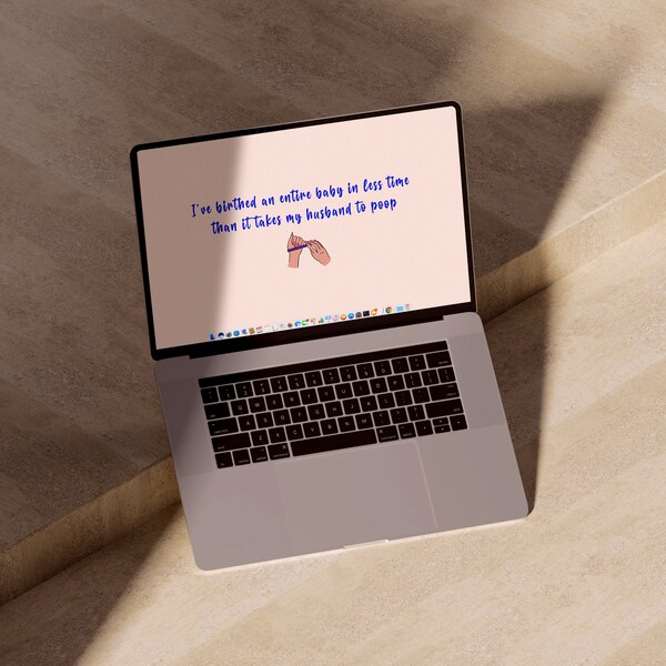 Laptop Wallpaper Aesthetic Pink Quotes - Etsy