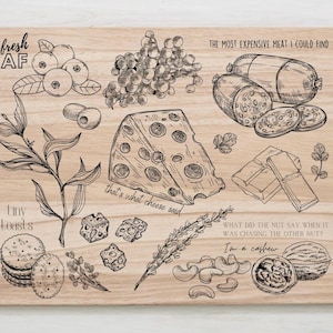 Funny charcuterie board SVG, PNG, digital download