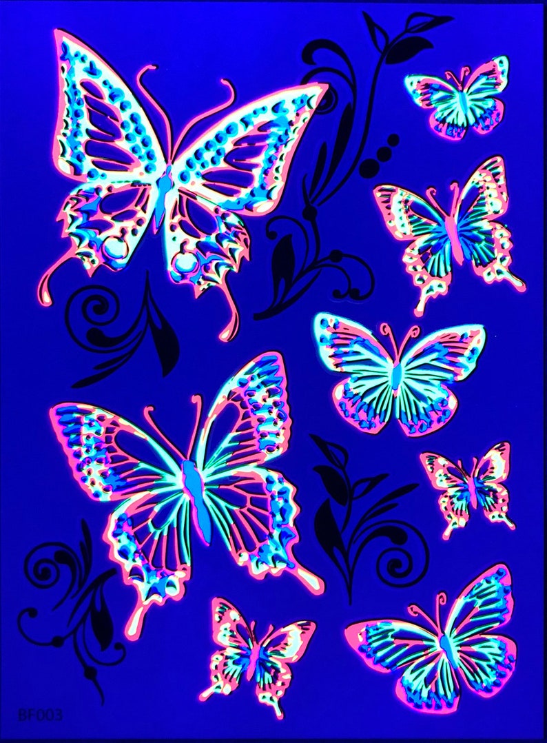 Best 11+ Blacklight reactive tattoos Creative Ideas for You