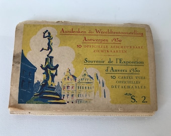 1930年のアントワープ万国博覧会のポストカード