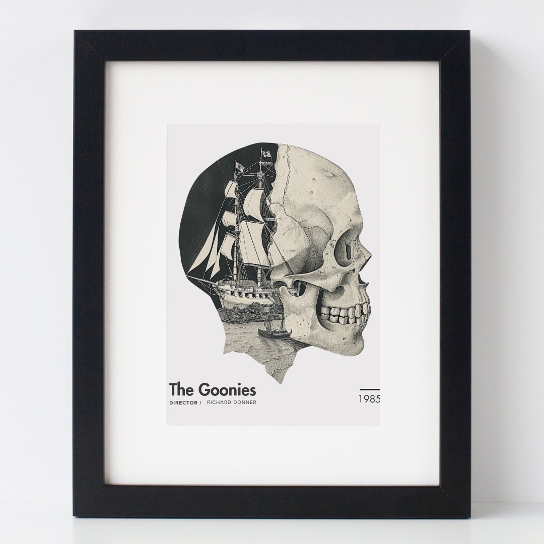 The Goonies Movie Poster Printable Wall Art PNG Download Film Posters ...