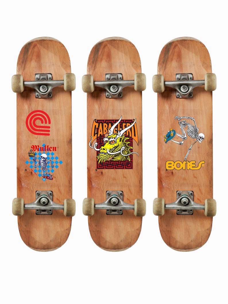 Planche à Roulettes (skateboard) Signée Bones Brigade - Autographes Rodney Mullen & Tony Hawk - Avec Certificat