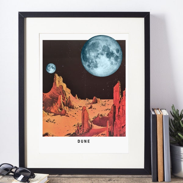 Arrakis Muad'dib Travel Poster Dune Wall Art, Dune Imperium Printable Wall Art, Comic Book Art, Digital Movie, Vintage Art Print Top Sellers