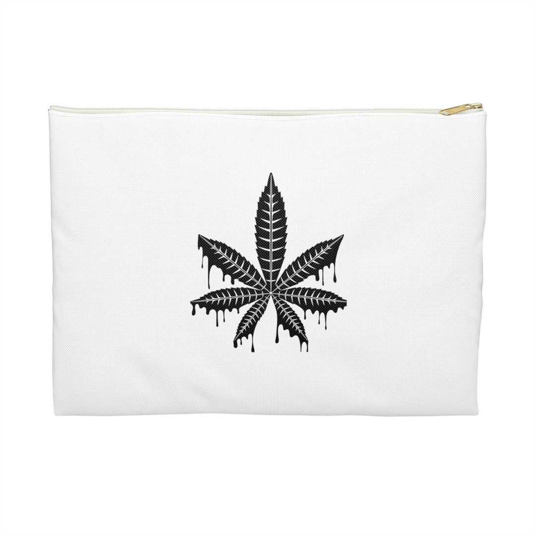 Dripping Weed Leaf Stash Bag Stylish Weed Accessories Stoner Etsy