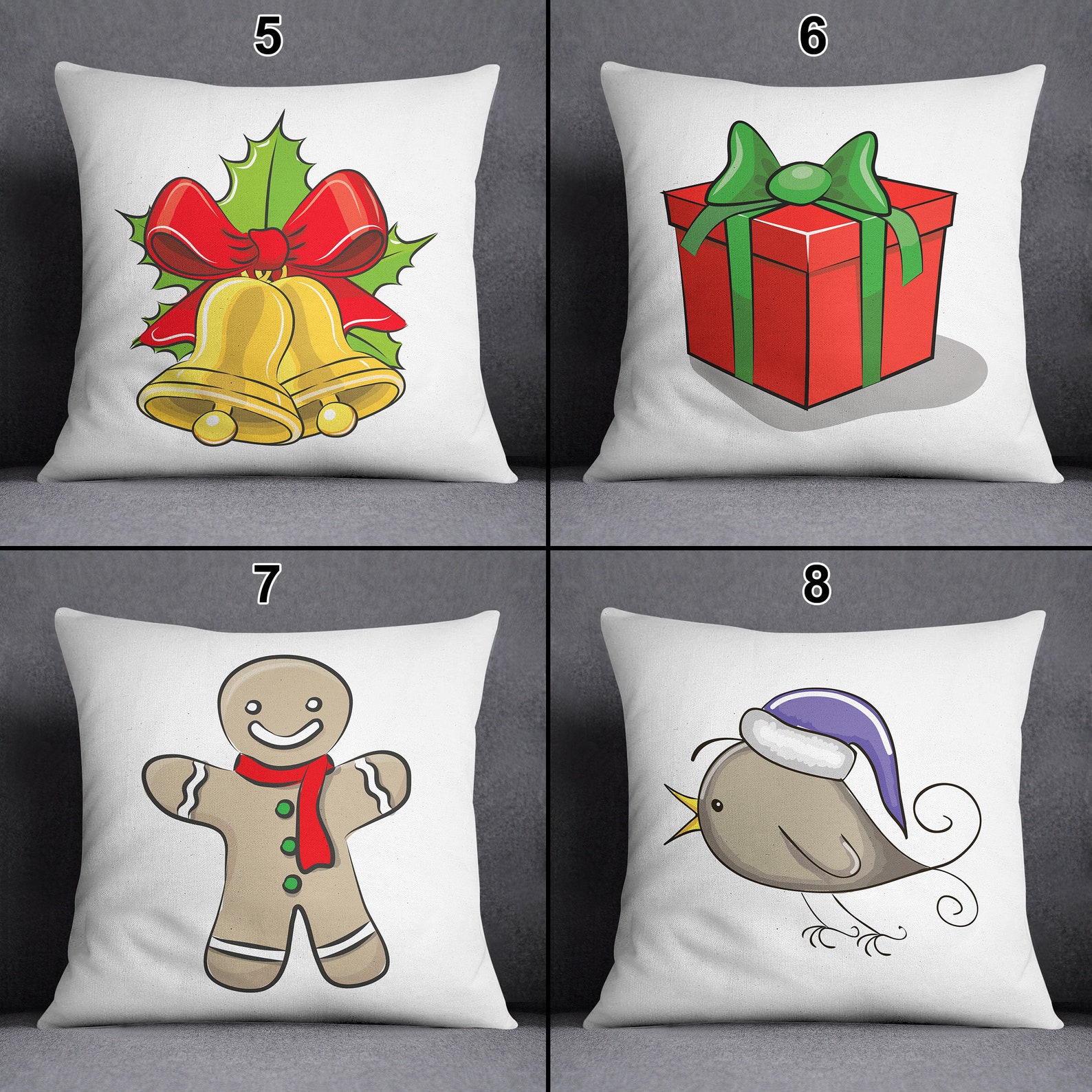 Cute Christmas Throw Pillows 