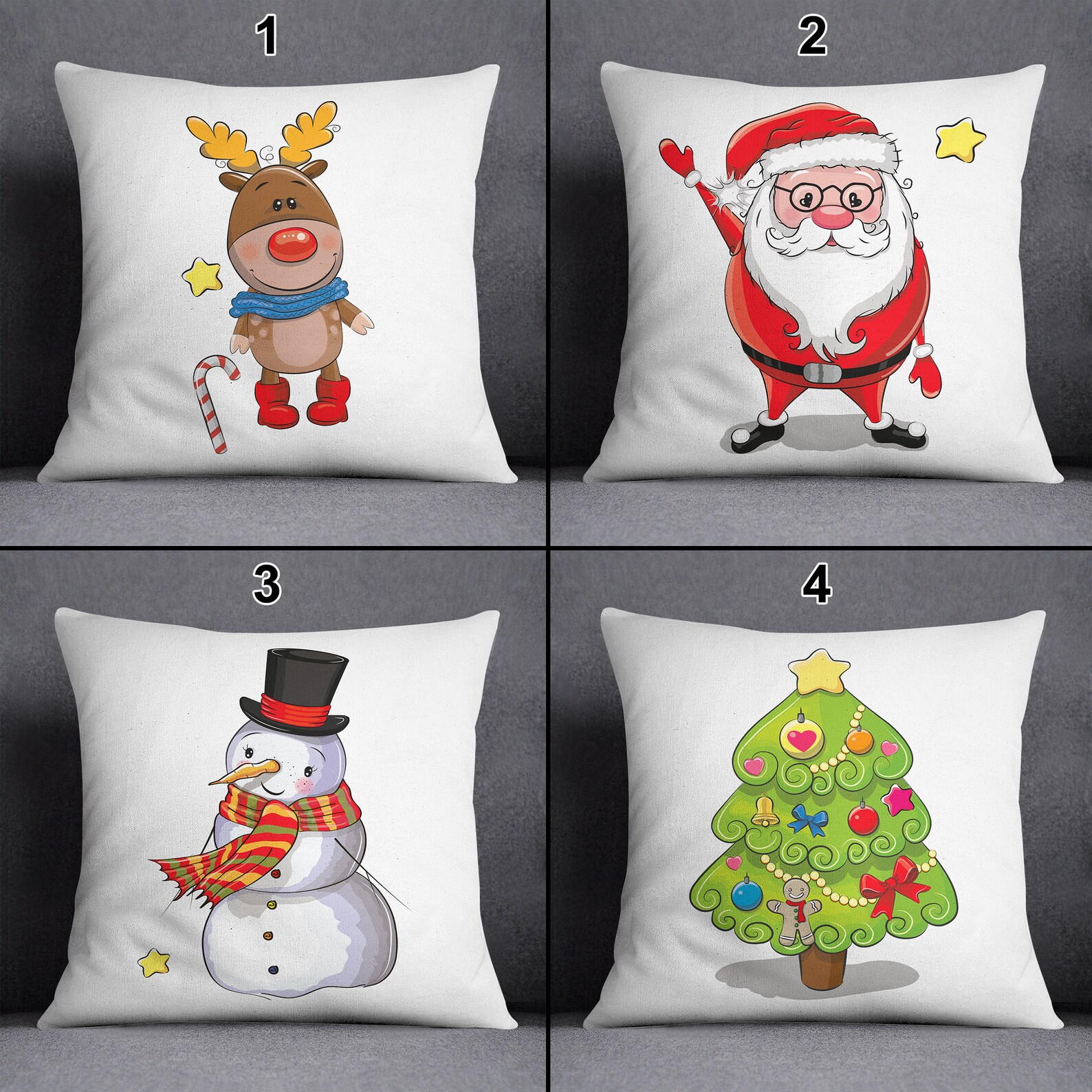 Cute Christmas Throw Pillows 