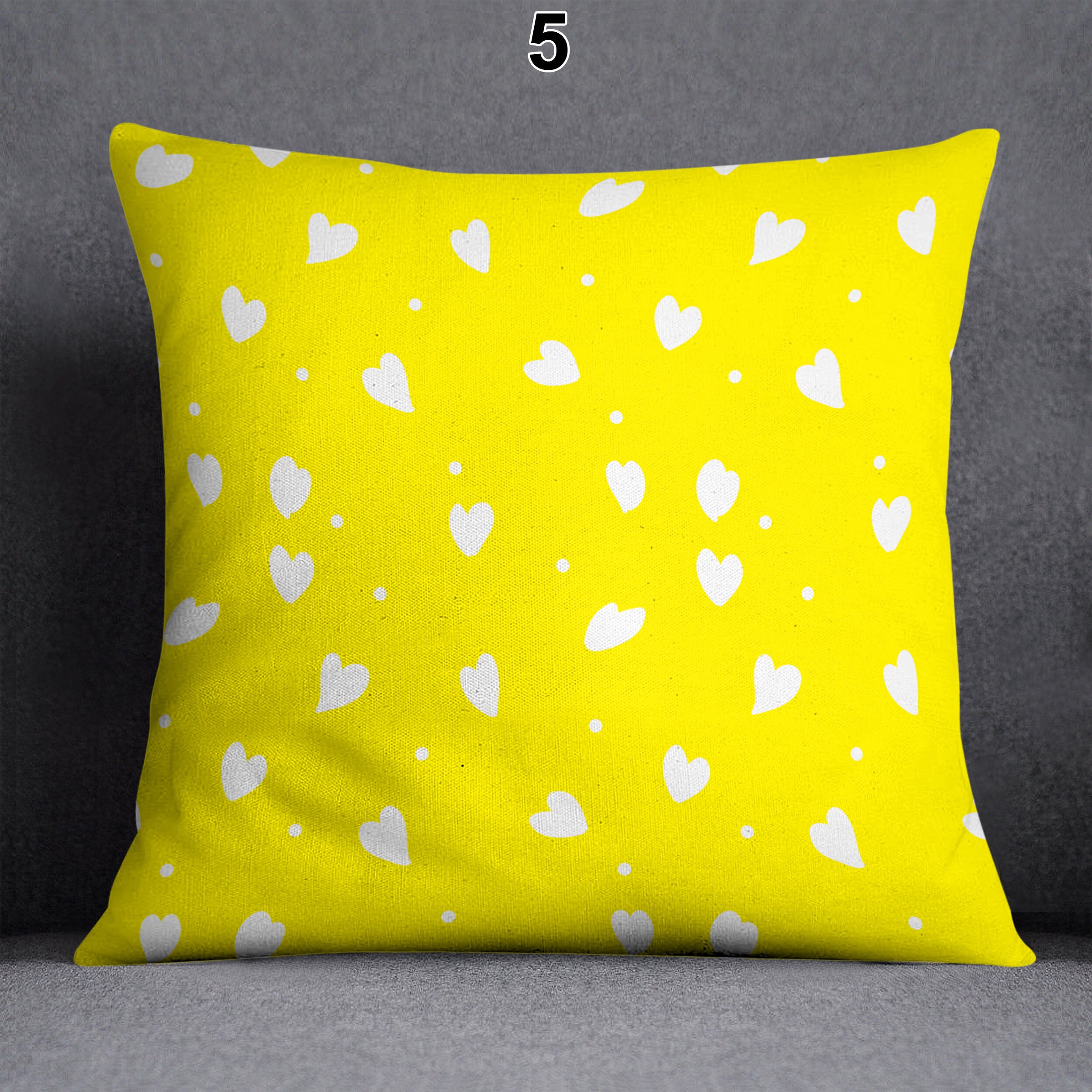 Yellow Throw Pillow Covers Cute Throw Pillows for Bed Best Etsy