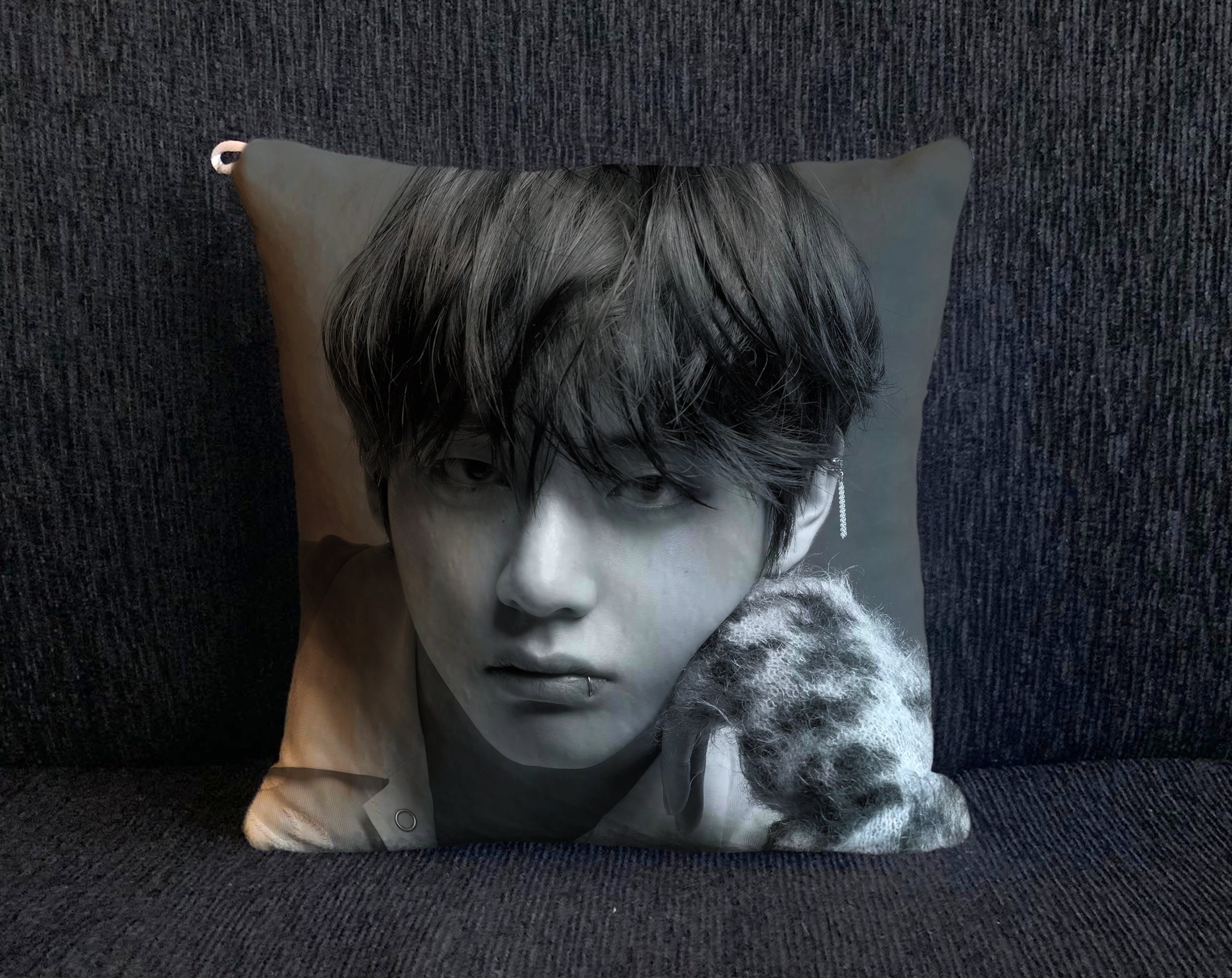 Tae Meme Pillow Case Printed Home Soft DIY Pillow cover Boys Kpop
