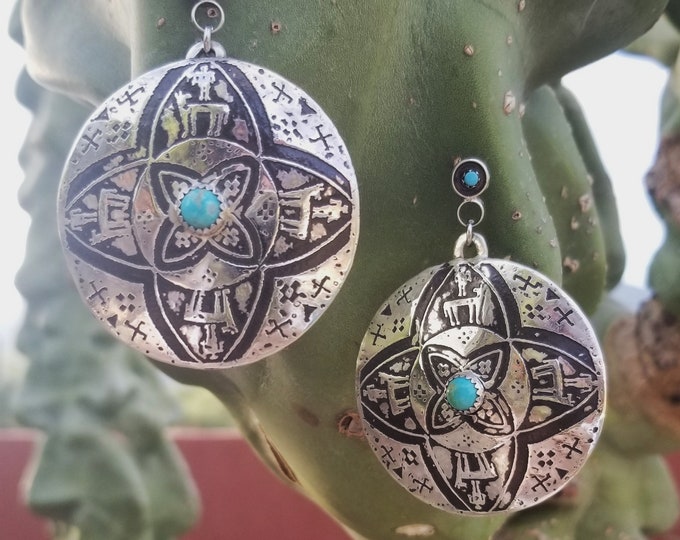 Silver Apache Earrings