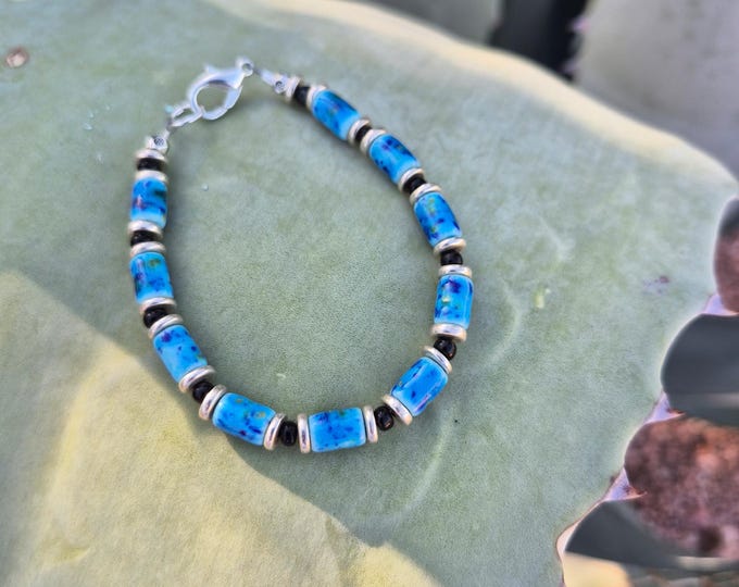 Porcelain Beaded Bracelet