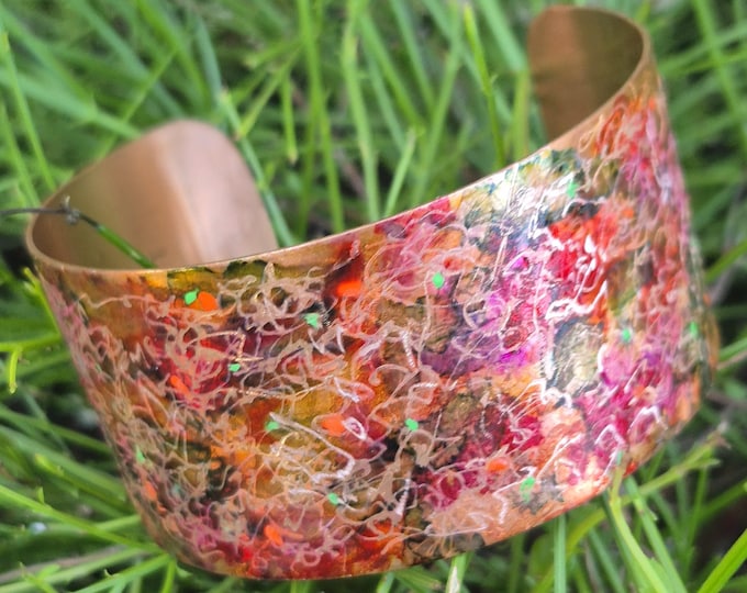 Coloful Copper Cuff