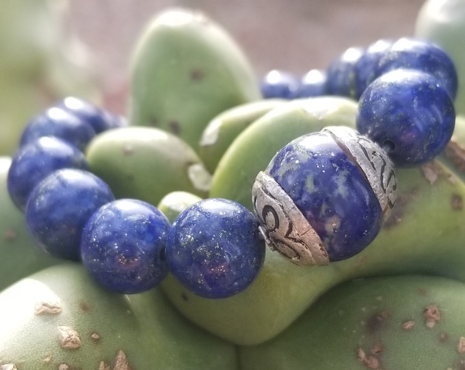 Blue Lapis Stretch Bracelet