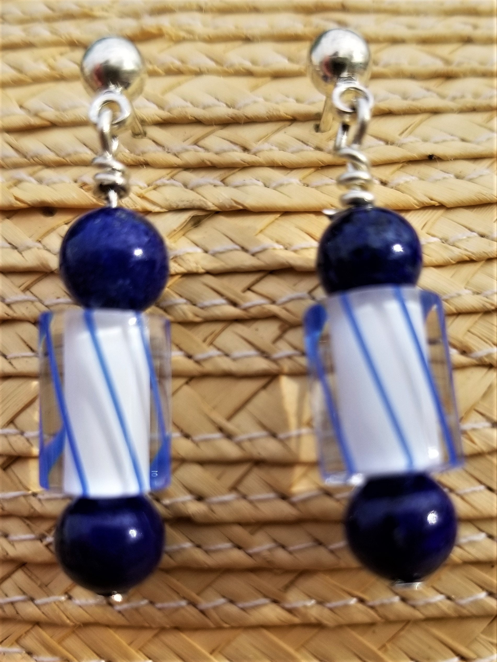 14Glass Bead Earrings Etsy