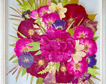 Reservation Completion -Custom Pressed Bridal Bouquet