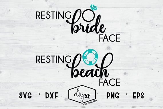 Resting Bride Face Resting Beach Face Svg Dxf Eps Png Etsy