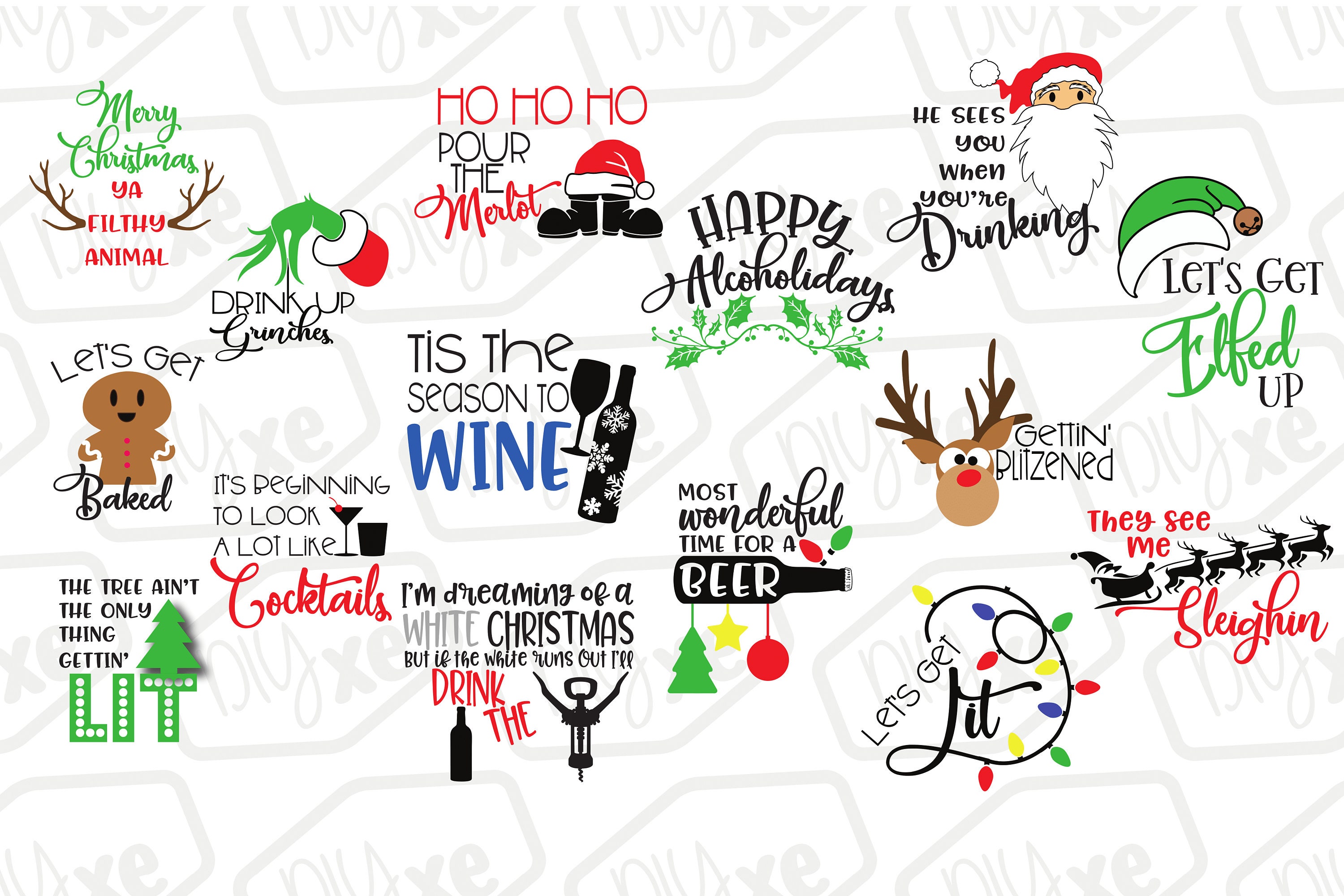 Download Massive Christmas Bundle // Funny Christmas Cricut File | Etsy
