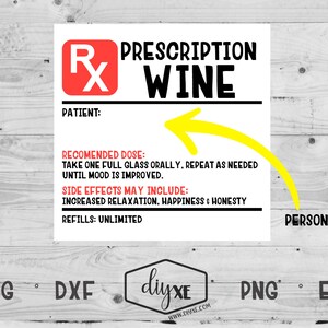 Download Prescription Coffee Label Svg Dxf Png Eps Etsy