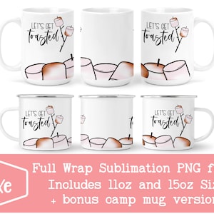 Vamos a ser tostados / Taza de sublimación de camping / Taza divertida Png