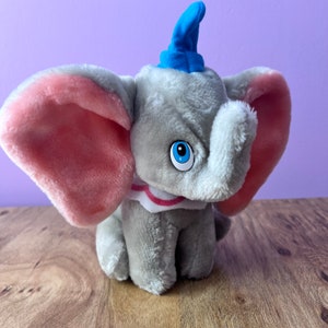 Vintage 80&#39;s Classic DUMBO the Baby Elephant - Plush Toy by Walt Disney Productions SEARS Exclusive (Made in Korea)