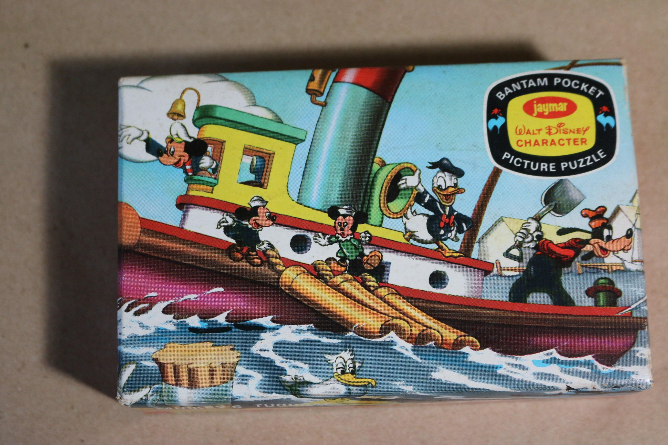 1967 BANTAM Pocket Picture Puzzle - Vintage Disney Characters