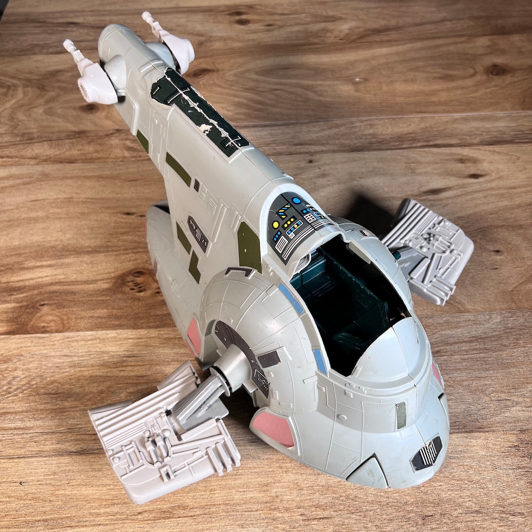 Vintage 1981 Star Wars SLAVE 1 Vehicle (boba Fett's Spaceship) the