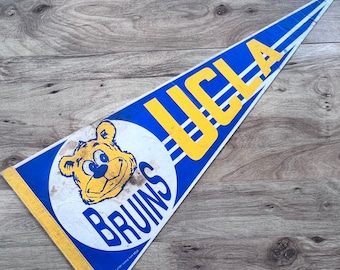 Large Vintage University of California UCLA Bruins Souvenir Felt