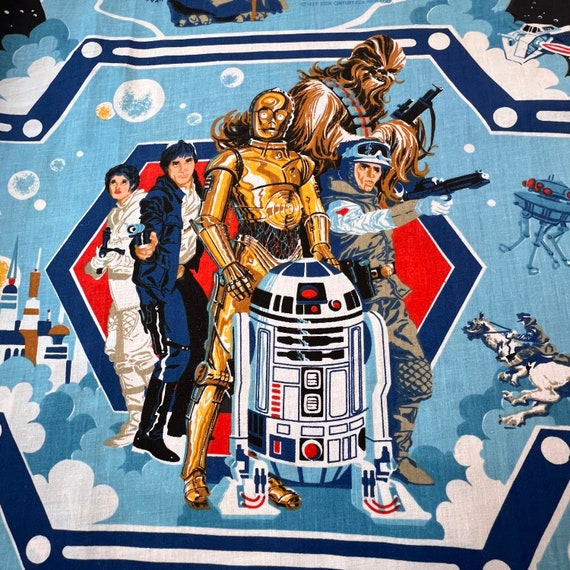 Vintage 70's STAR WARS the Empire Strikes Back - Twin Fitted Sheet