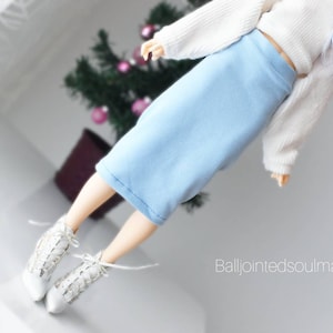 Dress short pink strawberry for Minifee, 1/4 MSD bjd