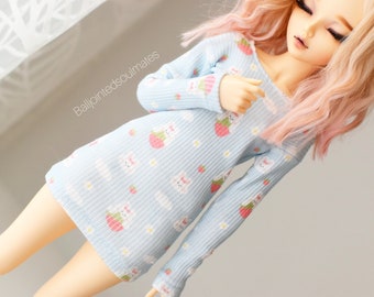 SLIM MSD BJD Minifee 1/4 Bunny Spring rib knit Dress