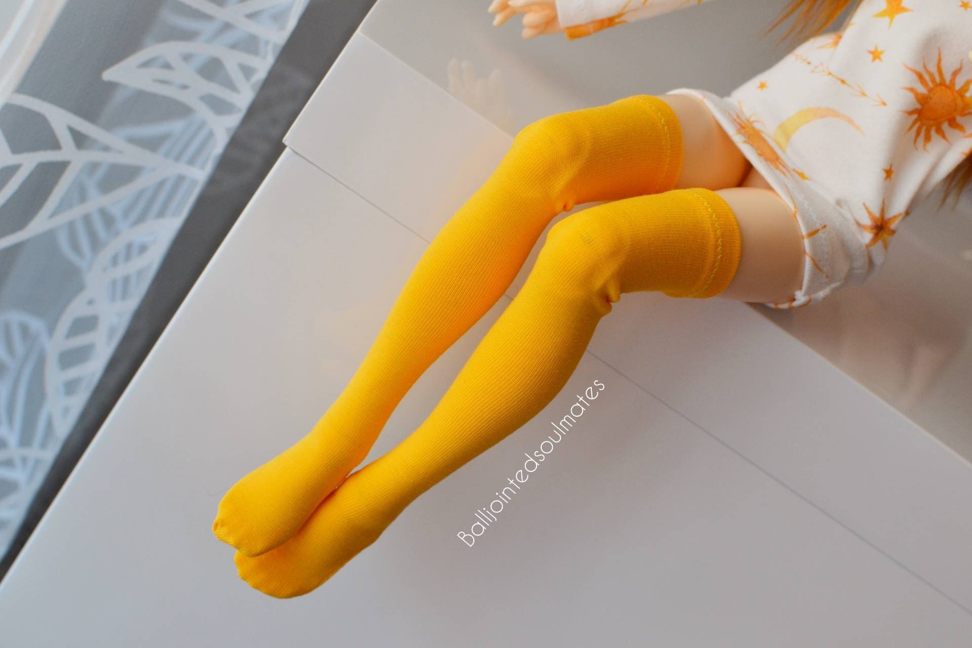 SLIM MSD BJD Minifee 1 4 Sunny Yellow Stockings Etsy UK