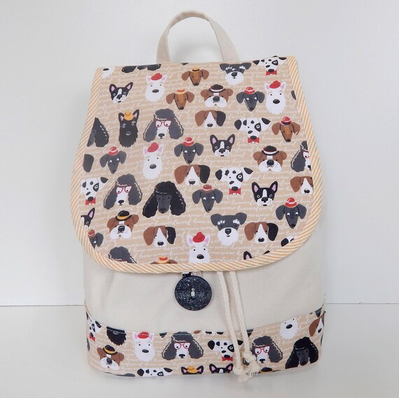 dog themed backpack