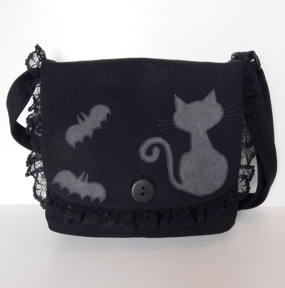 cat messenger bag